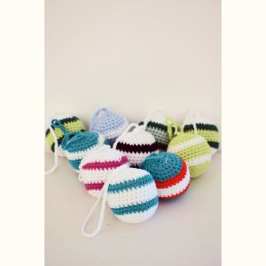 H�klede julekugler 