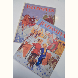 2 stk. Juleposten fra 1950erne