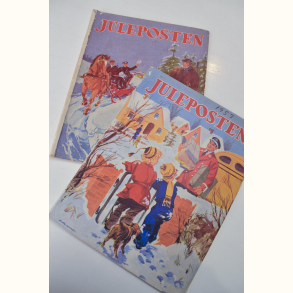 2 stk. Juleposten fra 1950erne