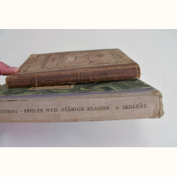 2 stk. gamle skoleb�ger