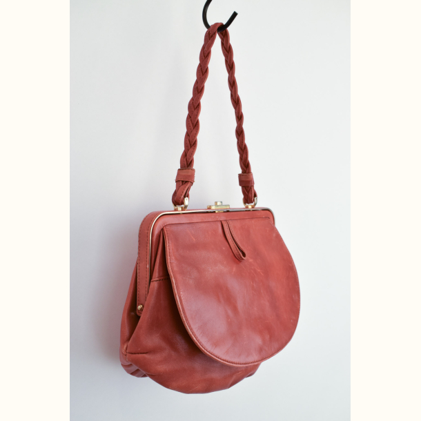 Vintage lder taske