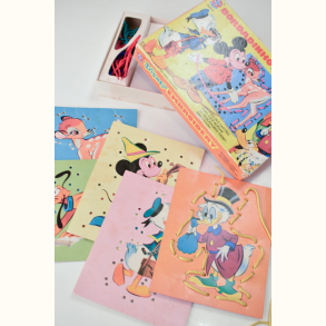 Vintage Disney brodere-kort
