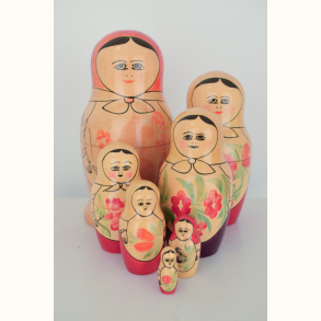 Vintage Babushka dukker 