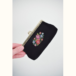 Vintage pung med broderi