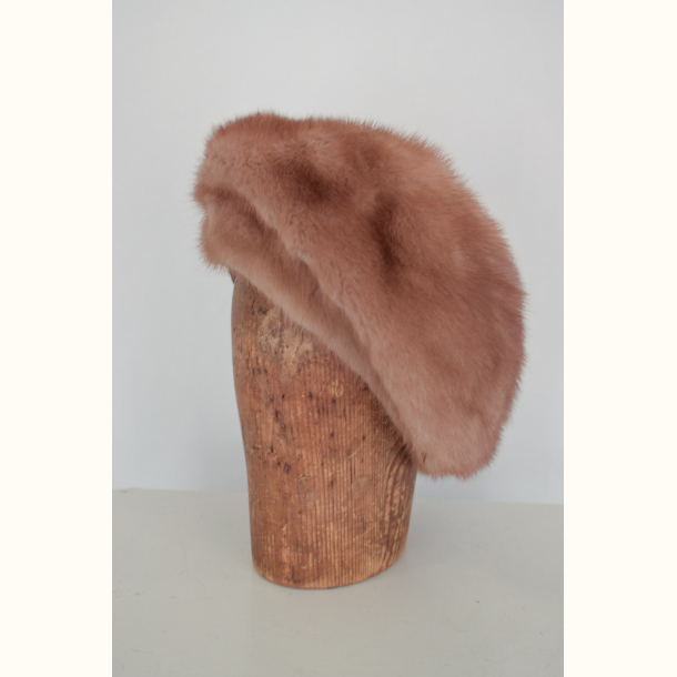 Vintage pels hat