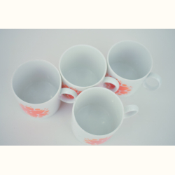4 sm� vintage kaffekopper