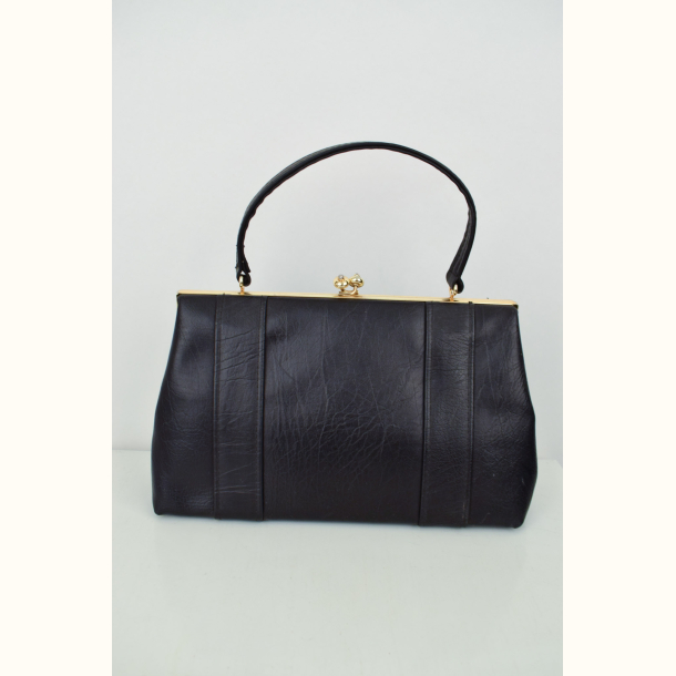 Sort vintage h�ndtaske