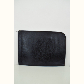 Vintage lder dokumentmappe