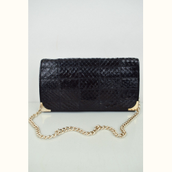 Vintage slangeskinds taske