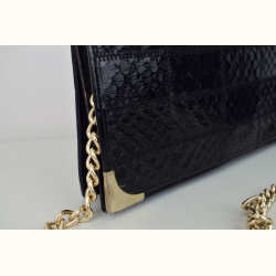 Vintage slangeskinds taske