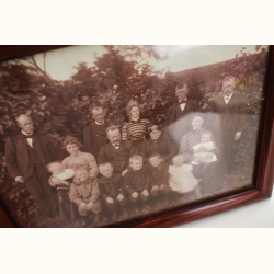 Gammelt familiebillede