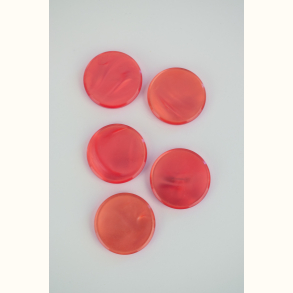 5 r�de vintage knapper 