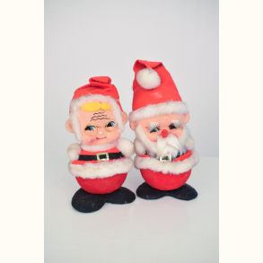 Vintage julemand -og kone