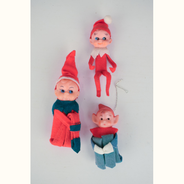 Vintage julenisse-lot