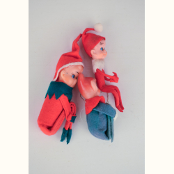 Vintage julenisse-lot