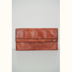 Vintage l�der clutch