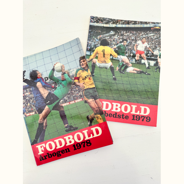 2 stk. Fodbold 1978 og 1979
