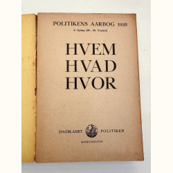 Hvem Hvad Hvor 1935