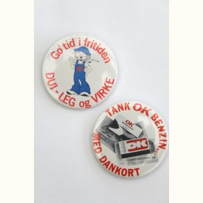 Vintage badges