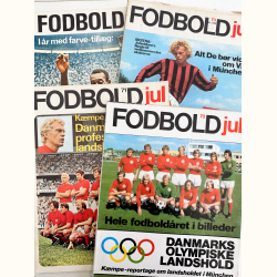 4 stk. Fodbold magasiner