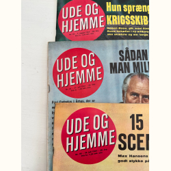 3 stk Ude og Hjemme