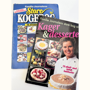 2 stk Familie Journal samleb�ger