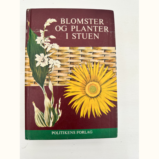 Blomster og planter i stuen - Vintage bger - MorfarsMoustache.dk