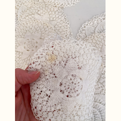 26 stk. vintage doilies 