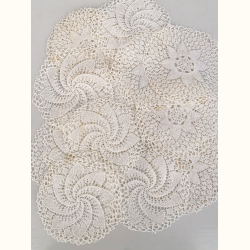 26 stk. vintage doilies 