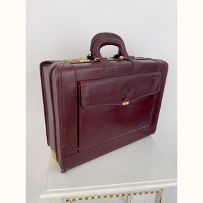 Vintage l�der kuffert